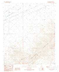 Socorro Peak 1989 topographic map thumbnail