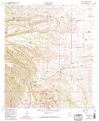 Sonoita 1958 topographic map thumbnail
