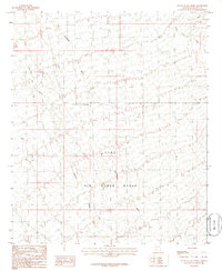 South of Gila Bend 1986 topographic map thumbnail
