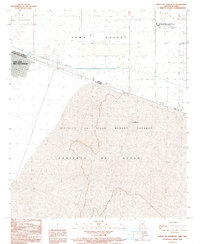 South of Somerton 1990 topographic map thumbnail