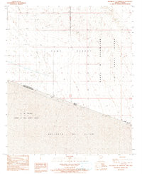 Southeast of Somerton 1990 topographic map thumbnail