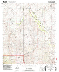 Soza Canyon 1996 topographic map thumbnail
