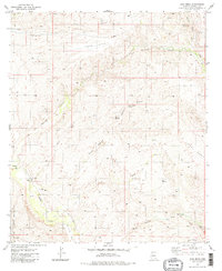 Soza Mesa 1981 topographic map thumbnail
