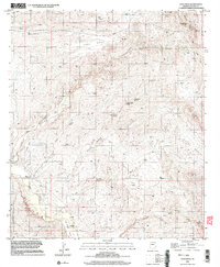 Soza Mesa 1996 topographic map thumbnail