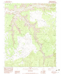 Spider Rock 1983 topographic map thumbnail