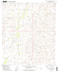 Spring Water Canyon 1981 topographic map thumbnail