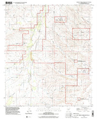 Spring Water Canyon 1996 topographic map thumbnail