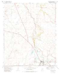 Springerville 1969 topographic map thumbnail