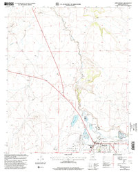 Springerville 1997 topographic map thumbnail