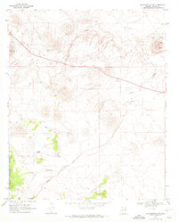 Springerville NW 1968 topographic map thumbnail
