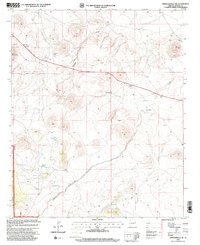 Springerville NW 1997 topographic map thumbnail