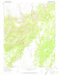Square Butte 1970 topographic map thumbnail