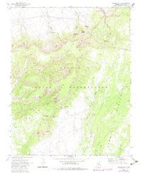 Square Butte 1970 topographic map thumbnail