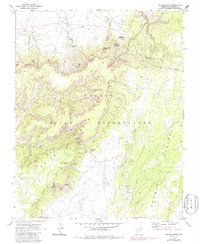 Square Butte 1970 topographic map thumbnail