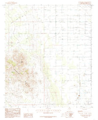 Square Mountain 1985 topographic map thumbnail