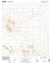 Squaretop Hills East 1996 topographic map thumbnail