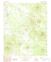 Squaw Mountain topographic map thumbnail