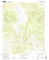 Squaw Peak 1980 topographic map thumbnail
