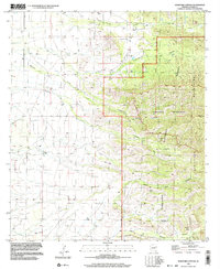 Stanford Canyon 1996 topographic map thumbnail