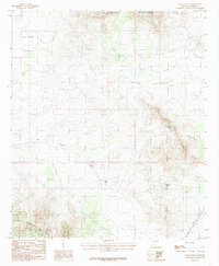 Steele Hills 1985 topographic map thumbnail
