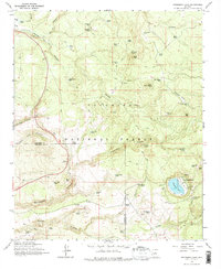 Stoneman Lake 1965 topographic map thumbnail