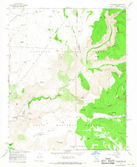 Strawberry 1967 topographic map thumbnail