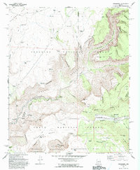 Strawberry 1967 topographic map thumbnail