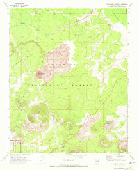 Strawberry Crater 1969 topographic map thumbnail