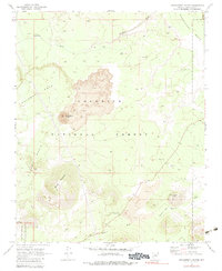 Strawberry Crater 1969 topographic map thumbnail