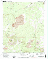 Strawberry Crater 1969 topographic map thumbnail