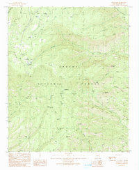 Strayhorse 1991 topographic map thumbnail
