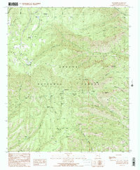 Strayhorse 1991 topographic map thumbnail