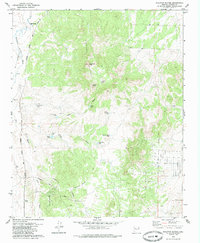 Sullivan Buttes 1979 topographic map thumbnail