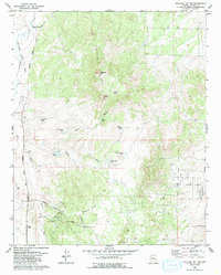 Sullivan Buttes 1979 topographic map thumbnail