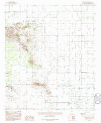 Sulphur Hills 1986 topographic map thumbnail