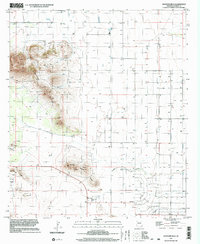 Sulphur Hills 1996 topographic map thumbnail