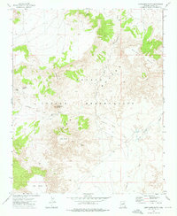 Sunflower Butte 1973 topographic map thumbnail