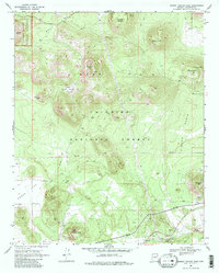 Sunset Crater East 1969 topographic map thumbnail