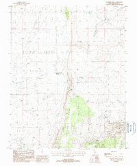 Sunshine Ridge 1988 topographic map thumbnail