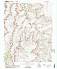 Supai 1988 topographic map thumbnail