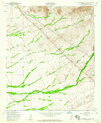 Superstition Mts. SW 1956 topographic map thumbnail