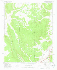 Surrender Canyon topographic map thumbnail