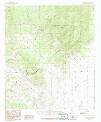 Swede Peak 1986 topographic map thumbnail