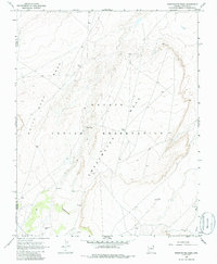 Sweetwater Mesa 1968 topographic map thumbnail