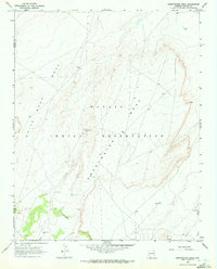 Sweetwater Mesa 1968 topographic map thumbnail