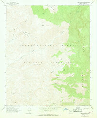 Table Mountain 1967 topographic map thumbnail