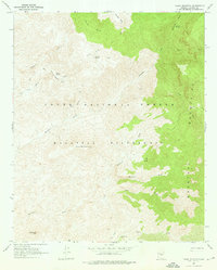 Table Mountain 1967 topographic map thumbnail
