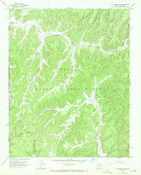Tah Chee Wash 1968 topographic map thumbnail