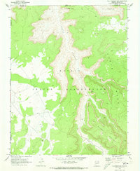 Tall Mountain NW 1970 topographic map thumbnail