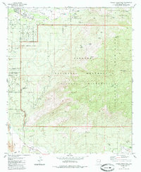 Tanque Verde Peak 1981 topographic map thumbnail